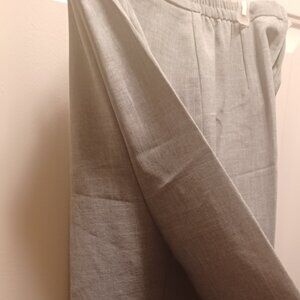 Grey and white plaid trousers, 38" inches long - Size 14